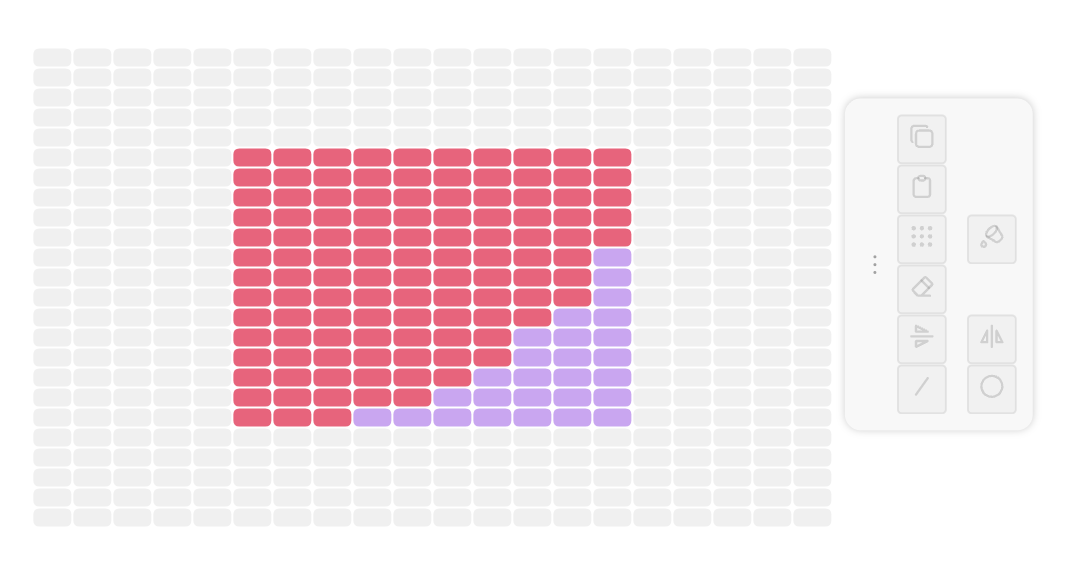 Эллипс — заливка слева