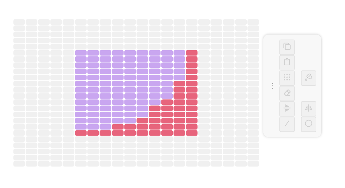 Эллипс — заливка справа
